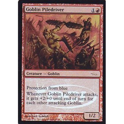 [EX+](FOIL)ゴブリンの群衆追い/Goblin Piledriver《英語》【Judge Promos】