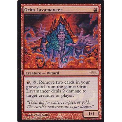 [EX+](FOIL)渋面の溶岩使い/Grim Lavamancer《英語》【Judge Promos】