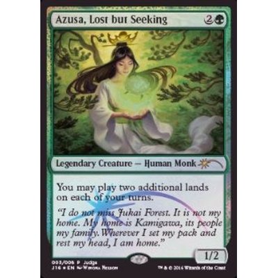 [EX+](FOIL)迷える探求者、梓/Azusa, Lost but Seeking《英語》【Judge Promos】