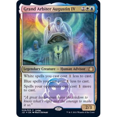 [EX+](FOIL)アウグスティン四世大判事/Grand Arbiter Augustin IV《英語》【Judge Promos】