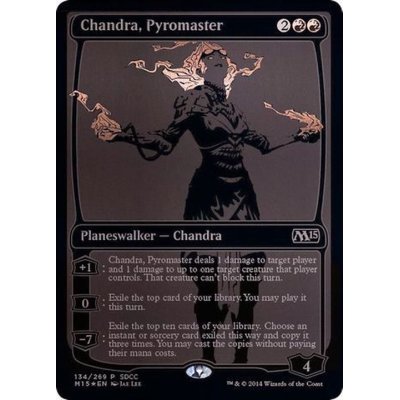 (FOIL)(2014)紅蓮の達人チャンドラ/Chandra, Pyromaster《英語》【SDCC】