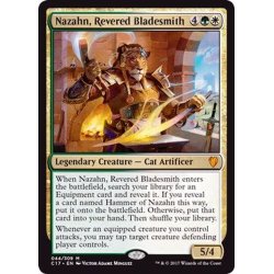 画像1: [EX](FOIL)有徳の刃鍛冶、ナザーン/Nazahn, Revered Bladesmith《英語》【Commander 2017】