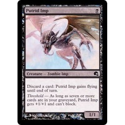 (FOIL)朽ちゆくインプ/Putrid Imp《英語》【Premium Deck Series: Graveborn】