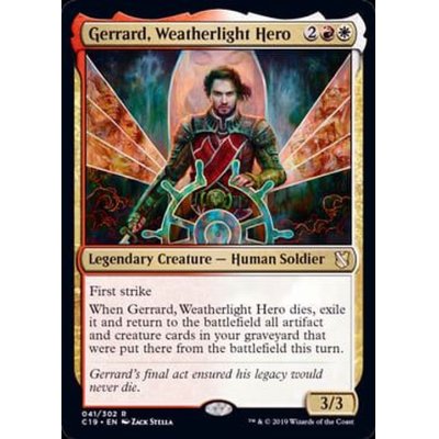 ウェザーライトの英雄、ジェラード/Gerrard, Weatherlight Hero《英語》【Commander 2019】