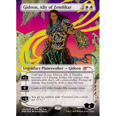 (Premier Play)ゼンディカーの同盟者、ギデオン/Gideon, Ally of Zendikar《英語》【PRM】