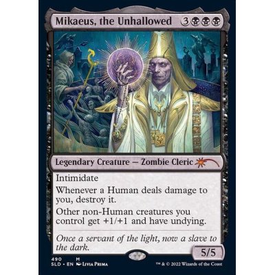 (FOIL)(490)不浄なる者、ミケウス/Mikaeus, the Unhallowed《英語》【SLD】