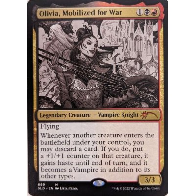 (FOIL)(699)戦争に向かう者、オリヴィア/Olivia, Mobilized for War《英語》【SLD】