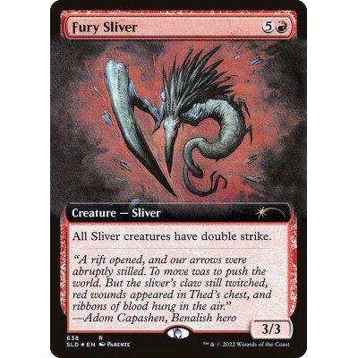 (FOIL)(638)憤怒スリヴァー/Fury Sliver《英語》【SLD】