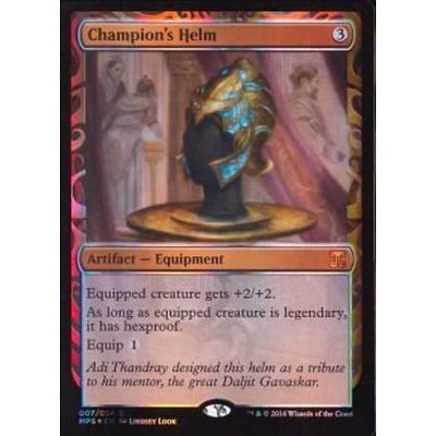 [EX](部分光沢FOIL)勇者の兜/Champion's Helm《英語》【MPS】