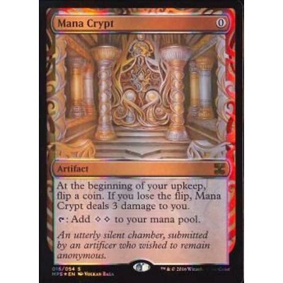 [EX+](部分光沢FOIL)魔力の墓所/Mana Crypt《英語》【MPS】