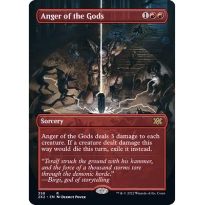 (FOIL)(フルアート)神々の憤怒/Anger of the Gods※ドラフトブースター産《英語》【2X2】