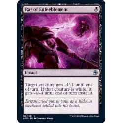 画像1: [EX+](FOIL)レイ・オヴ・エンフィーブルメント/Ray of Enfeeblement《英語》【AFR】