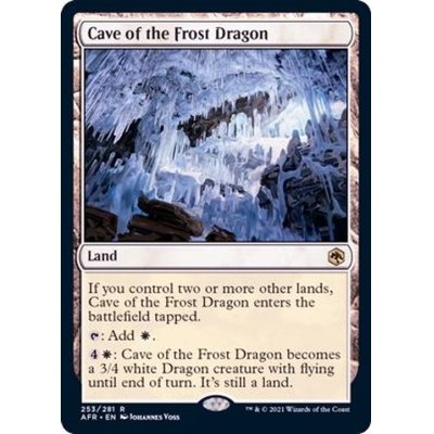 フロスト・ドラゴンの洞窟/Cave of the Frost Dragon《英語》【AFR】