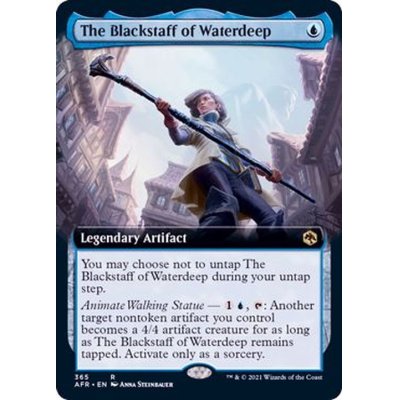 (フルアート)ウォーターディープの黒杖/The Blackstaff of Waterdeep《英語》【AFR】