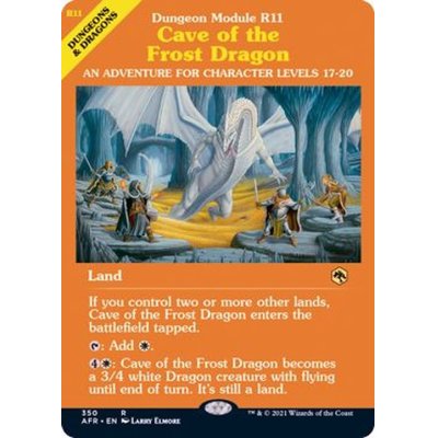 (FOIL)(フルアート)フロスト・ドラゴンの洞窟/Cave of the Frost Dragon《英語》【AFR】