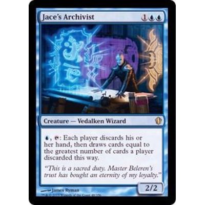 [EX+]ジェイスの文書管理人/Jace's Archivist《日本語》【Commander 2015】