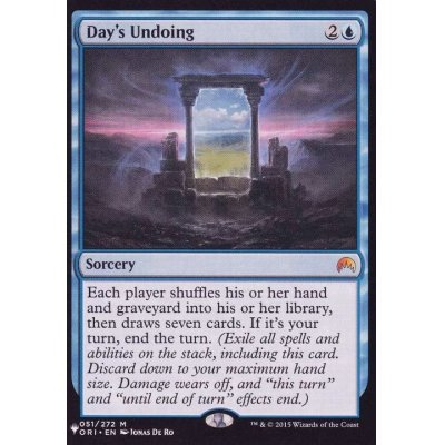 一日のやり直し/Day's Undoing《英語》【Reprint Cards(The List)】