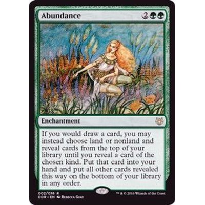 豊穣/Abundance《日本語》【Duel Decks: Nissa vs. Ob Nixilis】