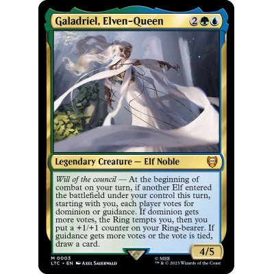 (FOIL)エルフの女王、ガラドリエル/Galadriel, Elven-Queen《英語》【LTC】