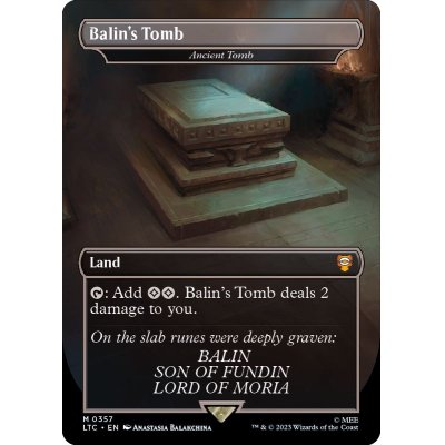 [EX+](FOIL)(フルアート)バーリンの墓/Balin's Tomb　//　古えの墳墓/Ancient Tomb《英語》【LTC】