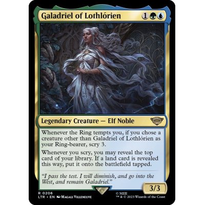 (FOIL)ロスロリアンのガラドリエル/Galadriel of Lothlorien《英語》【LTR】