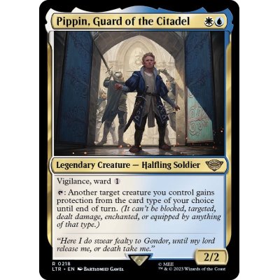 (FOIL)城塞の近衛兵、ピピン/Pippin, Guard of the Citadel《英語》【LTR】