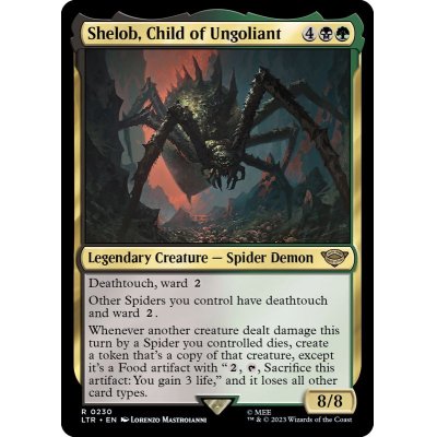 [EX+](FOIL)ウンゴリアントの末裔、シェロブ/Shelob, Child of Ungoliant《英語》【LTR】