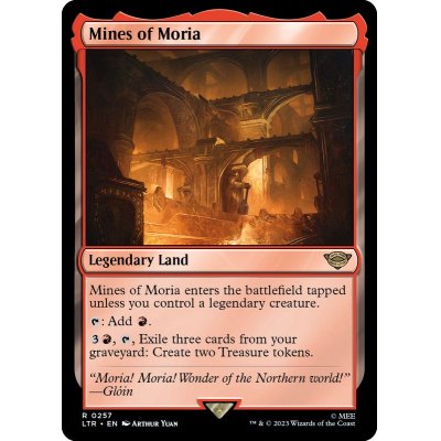 (FOIL)モリアの坑道/Mines of Moria《英語》【LTR】