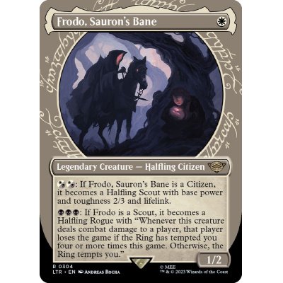 (FOIL)(ショーケース枠)サウロンの破滅、フロド/Frodo, Sauron's Bane《英語》【LTR】