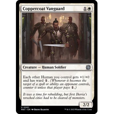 [EX+]銅纏いの先兵/Coppercoat Vanguard《英語》【MAT】