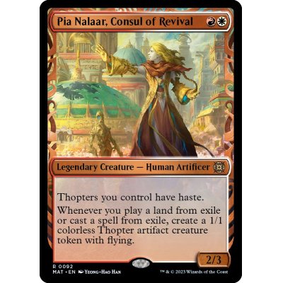 [EX+](FOIL)(ショーケース枠)復興の領事、ピア・ナラー/Pia Nalaar, Consul of Revival《英語》【MAT】