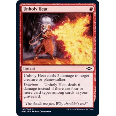 (FOIL)邪悪な熱気/Unholy Heat《英語》【MH2】