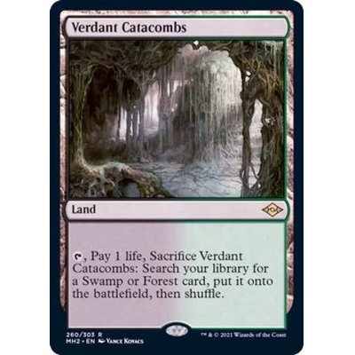 [EX+](FOIL)新緑の地下墓地/Verdant Catacombs《英語》【MH2】