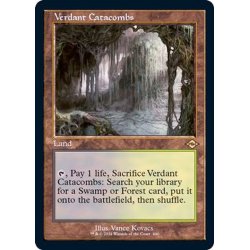 画像1: (エッチングFOIL)(旧枠仕様)新緑の地下墓地/Verdant Catacombs《英語》【MH2】