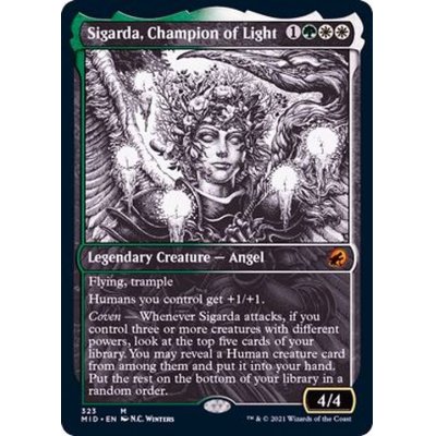 (ショーケース枠)光の勇者、シガルダ/Sigarda, Champion of Light《英語》【MID】