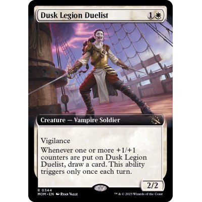 (FOIL)(フルアート)薄暮軍団の決闘者/Dusk Legion Duelist《英語》【MOM】