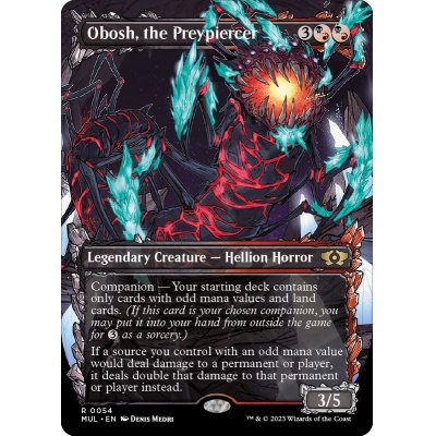 (FOIL)獲物貫き、オボシュ/Obosh, the Preypiercer《英語》【MUL】