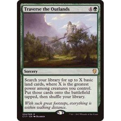 辺境地横断/Traverse the Outlands《日本語》【Commander 2017】