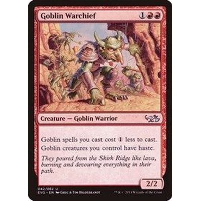 [EX+]ゴブリンの戦長/Goblin Warchief《英語》【Duel Decks: Anthology】