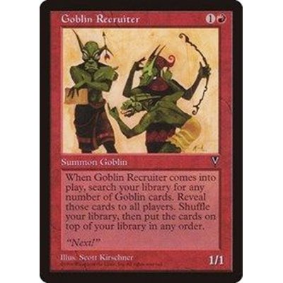 [EX]ゴブリン徴募兵/Goblin Recruiter《英語》【VIS】