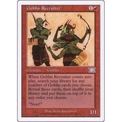 [EX]ゴブリン徴募兵/Goblin Recruiter《英語》【6ED】