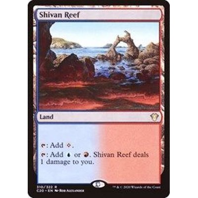 シヴの浅瀬/Shivan Reef《英語》【Commander 2020】