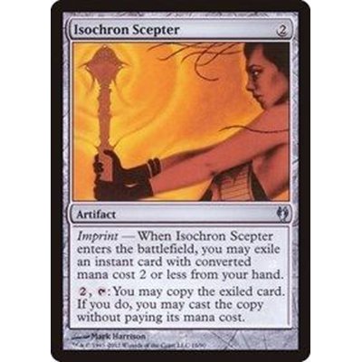 [EX+]等時の王笏/Isochron Scepter《日本語》【Duel Decks: Izzet vs. Golgari】