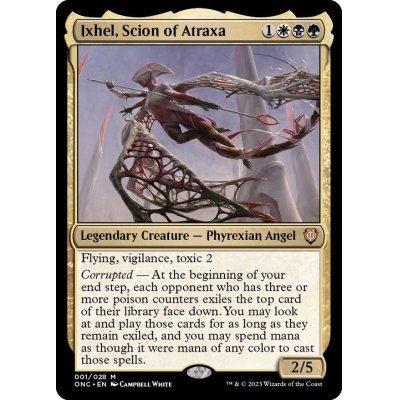 (FOIL)アトラクサの後継、イクセル/Ixhel, Scion of Atraxa《英語》【ONC】