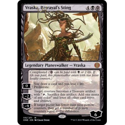 (FOIL)裏切りの棘、ヴラスカ/Vraska, Betrayal's Sting《英語》【ONE】