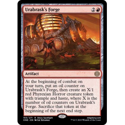 (FOIL)ウラブラスクの溶鉱炉/Urabrask's Forge《英語》【ONE】