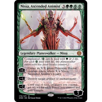 (FOIL)向上した精霊信者、ニッサ/Nissa, Ascended Animist《英語》【ONE】