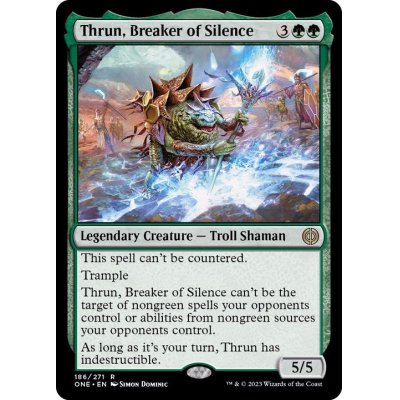 (FOIL)沈黙を破る者、スラーン/Thrun, Breaker of Silence《英語》【ONE】