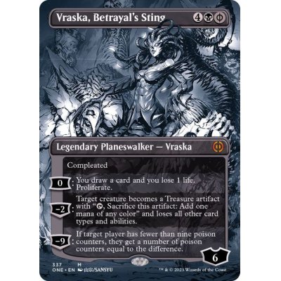 (フルアート)裏切りの棘、ヴラスカ/Vraska, Betrayal's Sting《英語》【ONE】