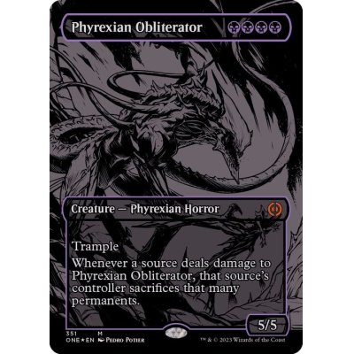 [EX+](オイルスリックFOIL)ファイレクシアの抹消者/Phyrexian Obliterator《英語》【ONE】